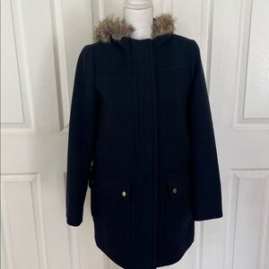 J. Crew Mercantile Parka Wool Blend Vail coat